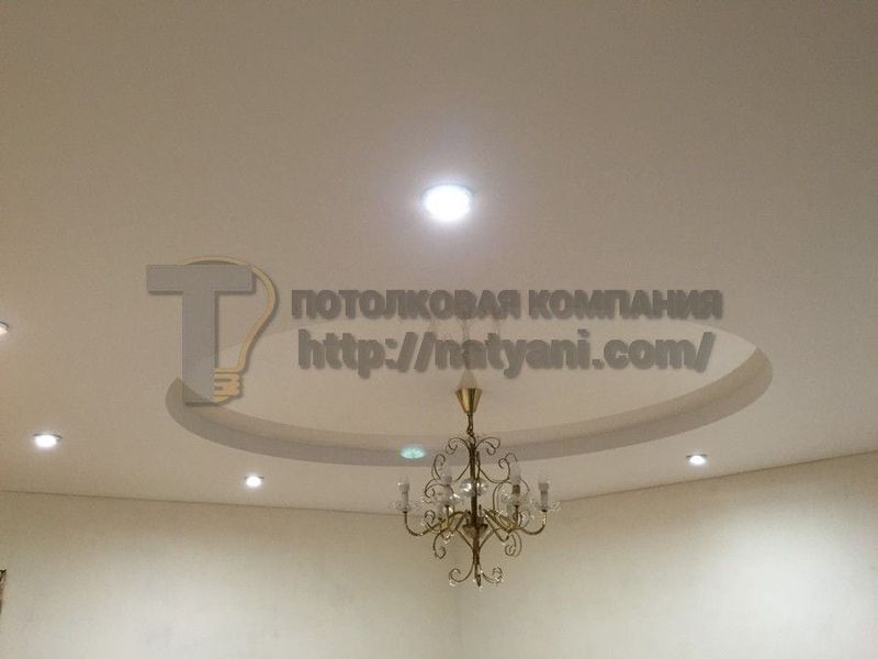 Натяжные потолки двухуровневые в Балашихе